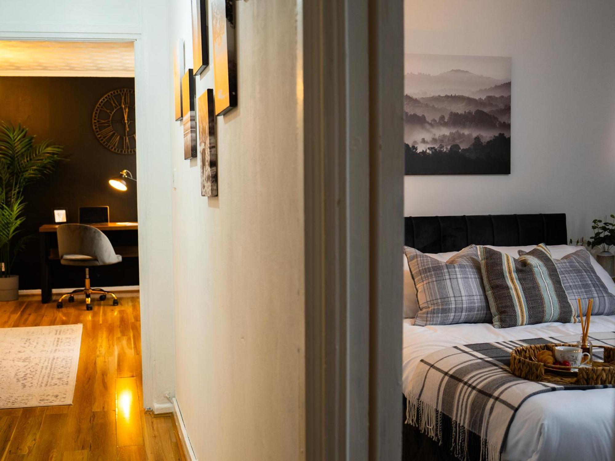 Arena Apartment With Balcony Бирмингем Экстерьер фото
